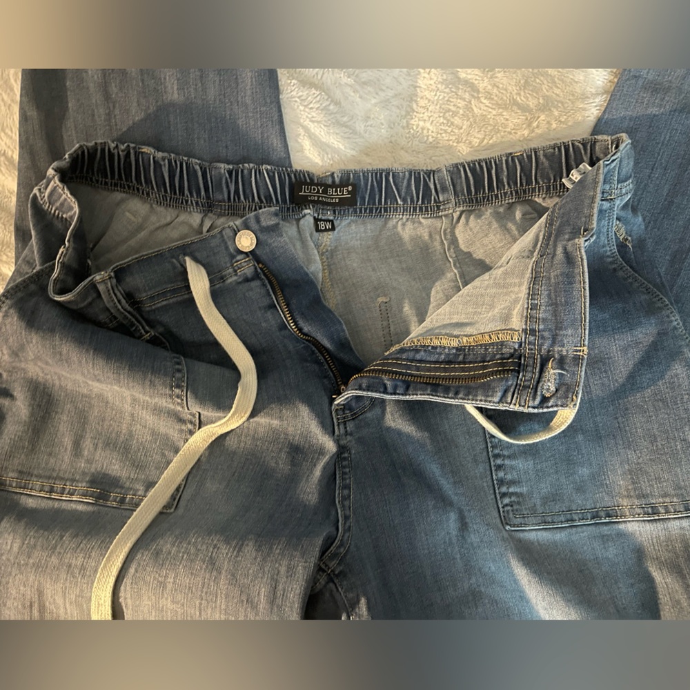 Perfect Condition Judy Blue Draw String Jeans - image 1